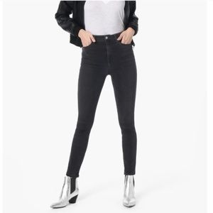 Joes high rise black skinny jeans